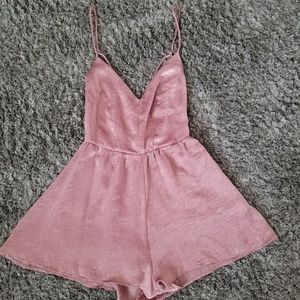 Satin romper